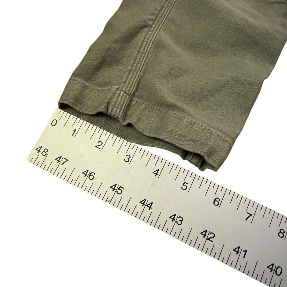 American Eagle Carpenter Patchwork‎ Stretch Utility Pants Womens Size 0 Green - Picture 5 of 16